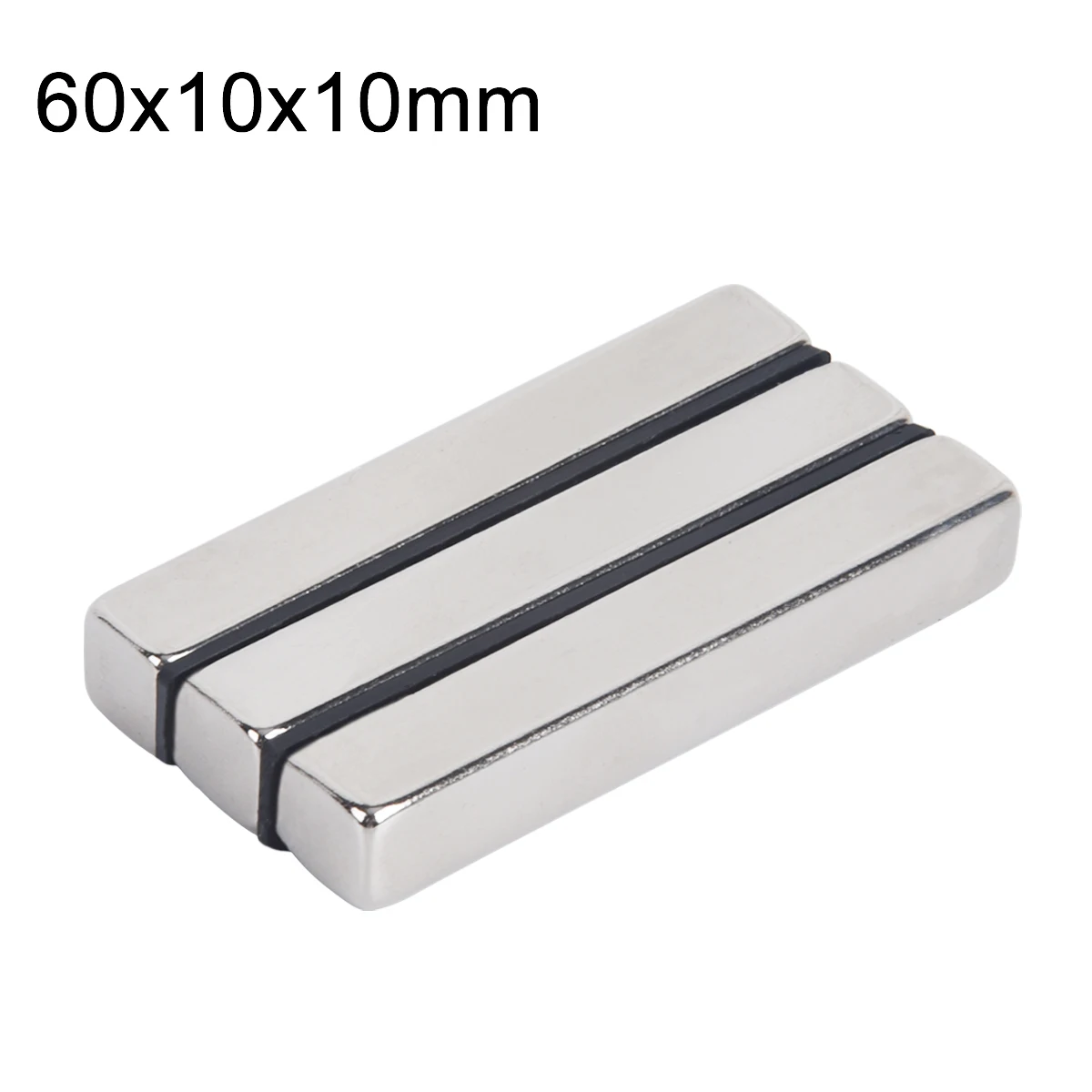 1/2/3/5pcs 60x10x10mm N35 Strong Neodymium Magnet Block Powerful Permanent Fridge NdFeB Magnets 60*10*10