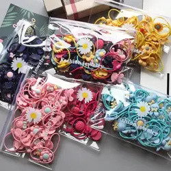 Girls Cute Hair Bands Elastic Rubber Band Headwear Hair Accessories Kids Cartoon Flower Headband Ornaments Gift