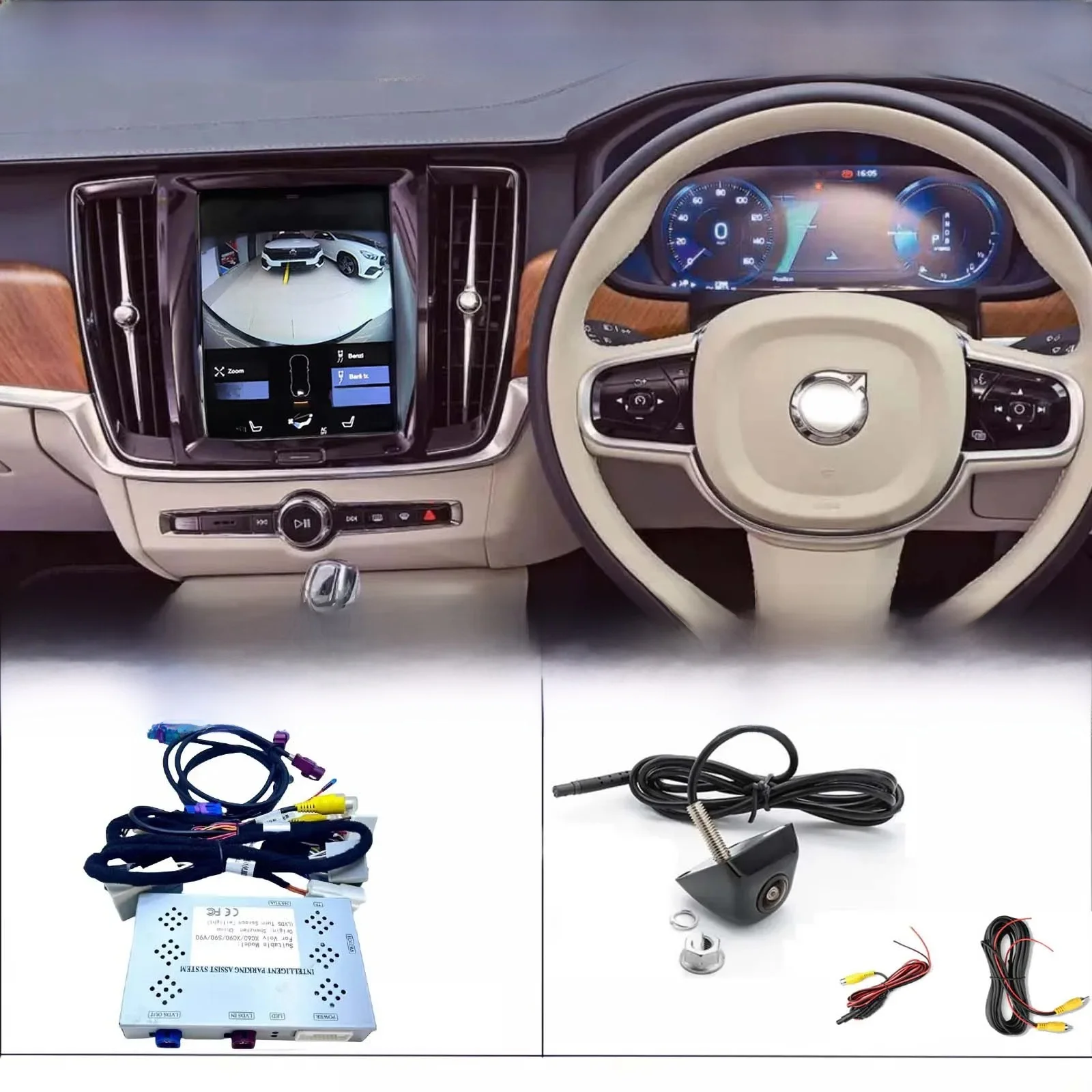 Parking Reverse Camera Voor Volvo XC40 S90 2018 ~ 2022 Originele Scherm Plug En Play Hd Voor Achteruitrijcamera Backup camera Interface - afbeelding 2