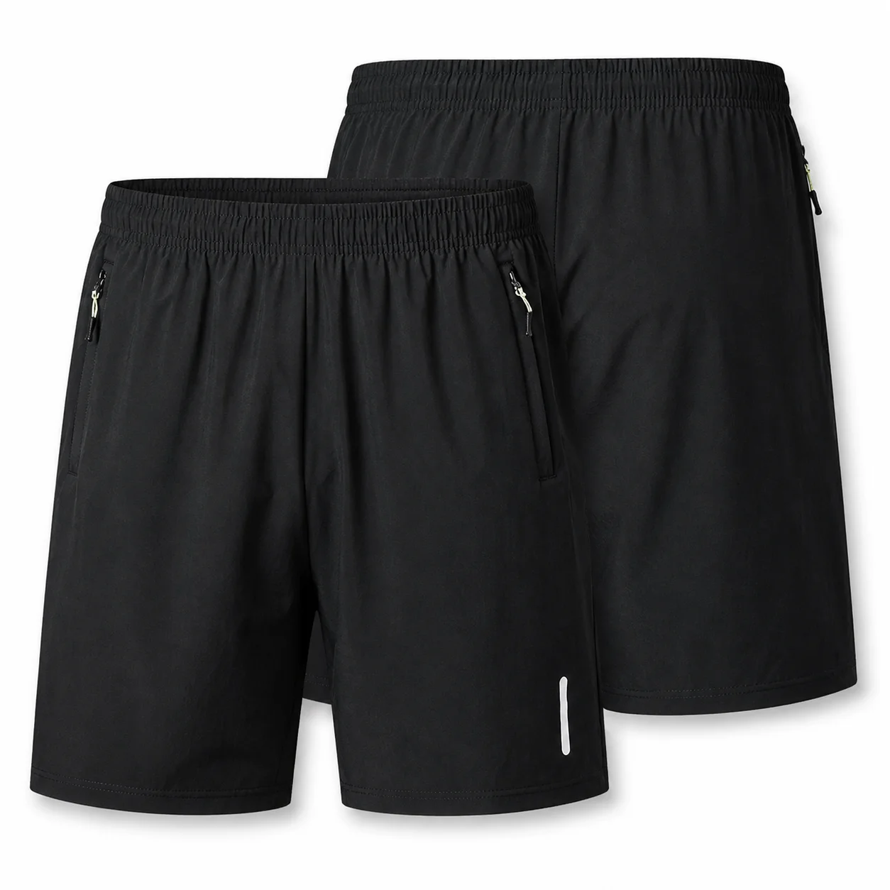 2-Pack Men's Sports Shorts Random Grey Black Quick-Dry Fabric Running Shorts for Gym Exercise and Jogging Must Have 2026