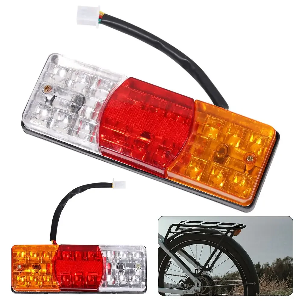 AliExpress LED Safety Warning Night Lighting E-bike Rear Light Electric Tricycle Tail Lights Cornering Lamp Refitting Accessories