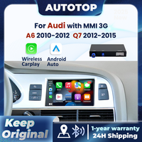 Wireless CarPlay Android Auto Decoder For Audi C6 A6 4f 2010-2012 Q7 4L 2012-2015 MMI 3G With BT Mirror Link AirPlay GPS Module