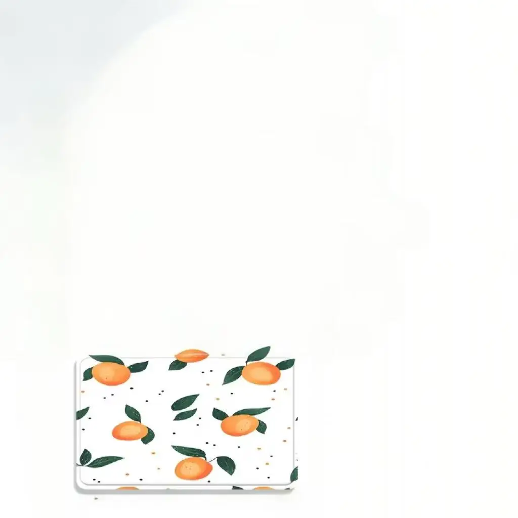 Fresh Orange Citrus Fruit Bath Mat, White Background Orange Leaf Print Non‑Slip Absorbent Floor Rug, Soft Flannel Bathroom Doormat For Summer Fruit Style Home Shower Room Decoration