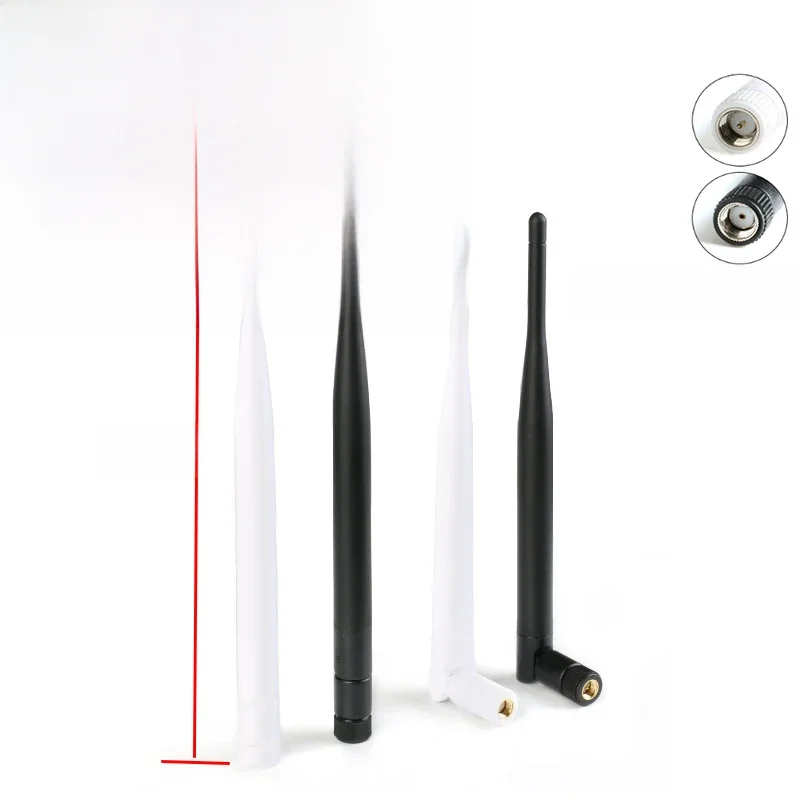 2.4GHz 6dBi Omni WIFI antena 2.4G antena RP-SMA Bluetooty mężczyzna kobieta złącze routera bezprzewodowego IEEE WLAN/WiMAX/MIMO — zdjęcie 2