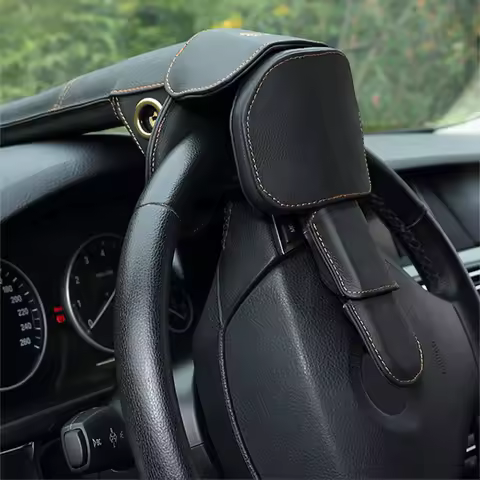 Anti-Theft Steering Wheel Lock Auto Lock System Security For Safe Suit For Tucks SUV All Style Cars Caravan Accessories 2.5kg