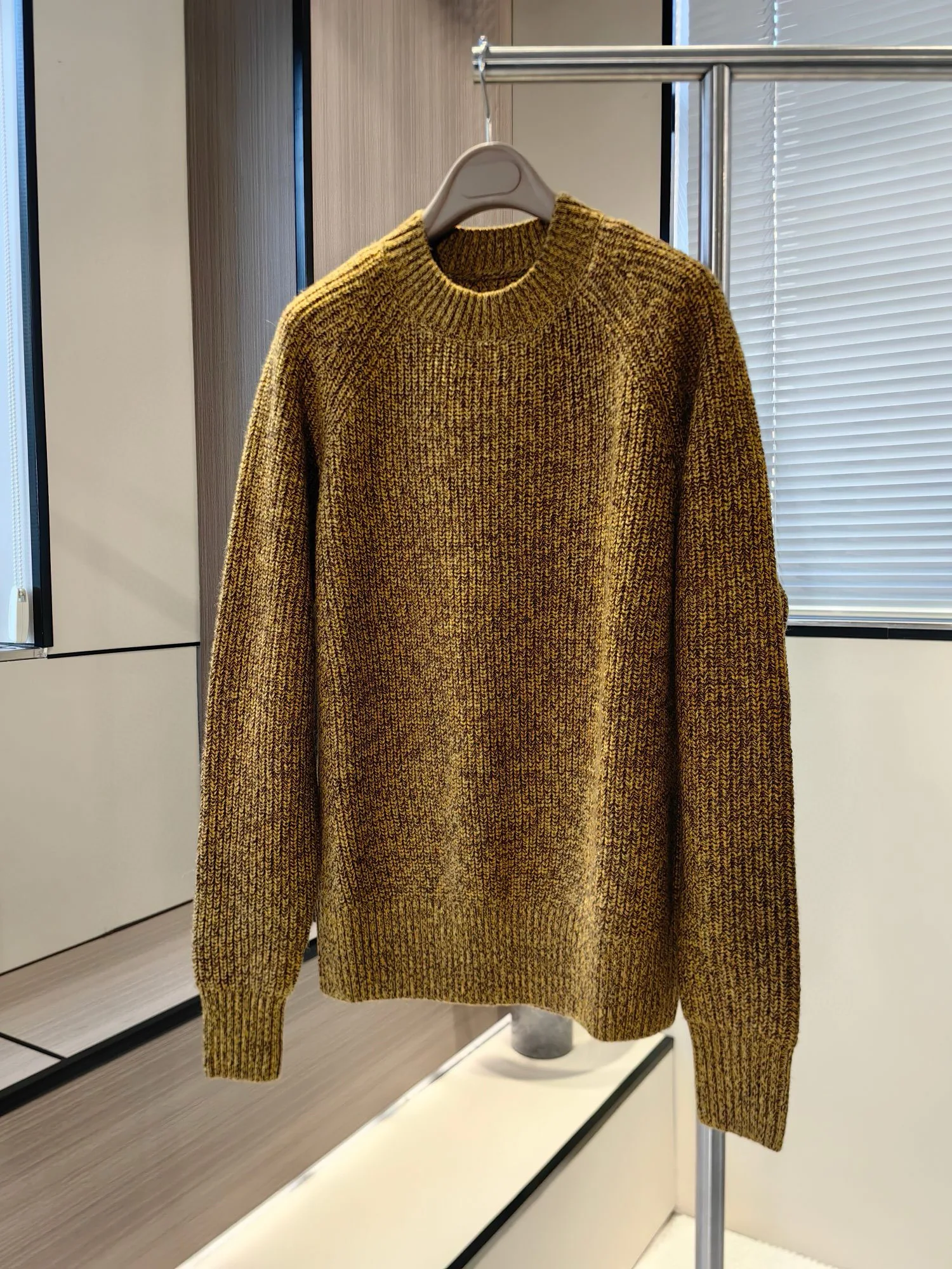 

Warm semi-wool sweater