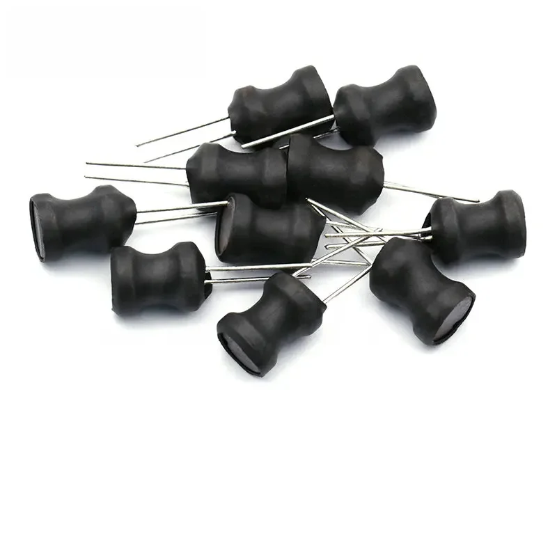 10/50/100szt DIP Cewka indukcyjna 6*8mm 2.2UH 4.7UH 10uH 22uH 100uH 220uH 330uH 470uH 1MH 2.2MH 4.7MH Indukcyjność 6X8mm 2 piny — zdjęcie 2
