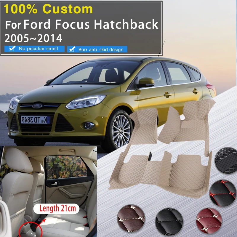 

Car Trunk Floor Mat For Ford Focus Hatchback C307 2005~2014 Anti-dirt Cargo Mat Car Floor Mat Dedicated Interior Car Accessories