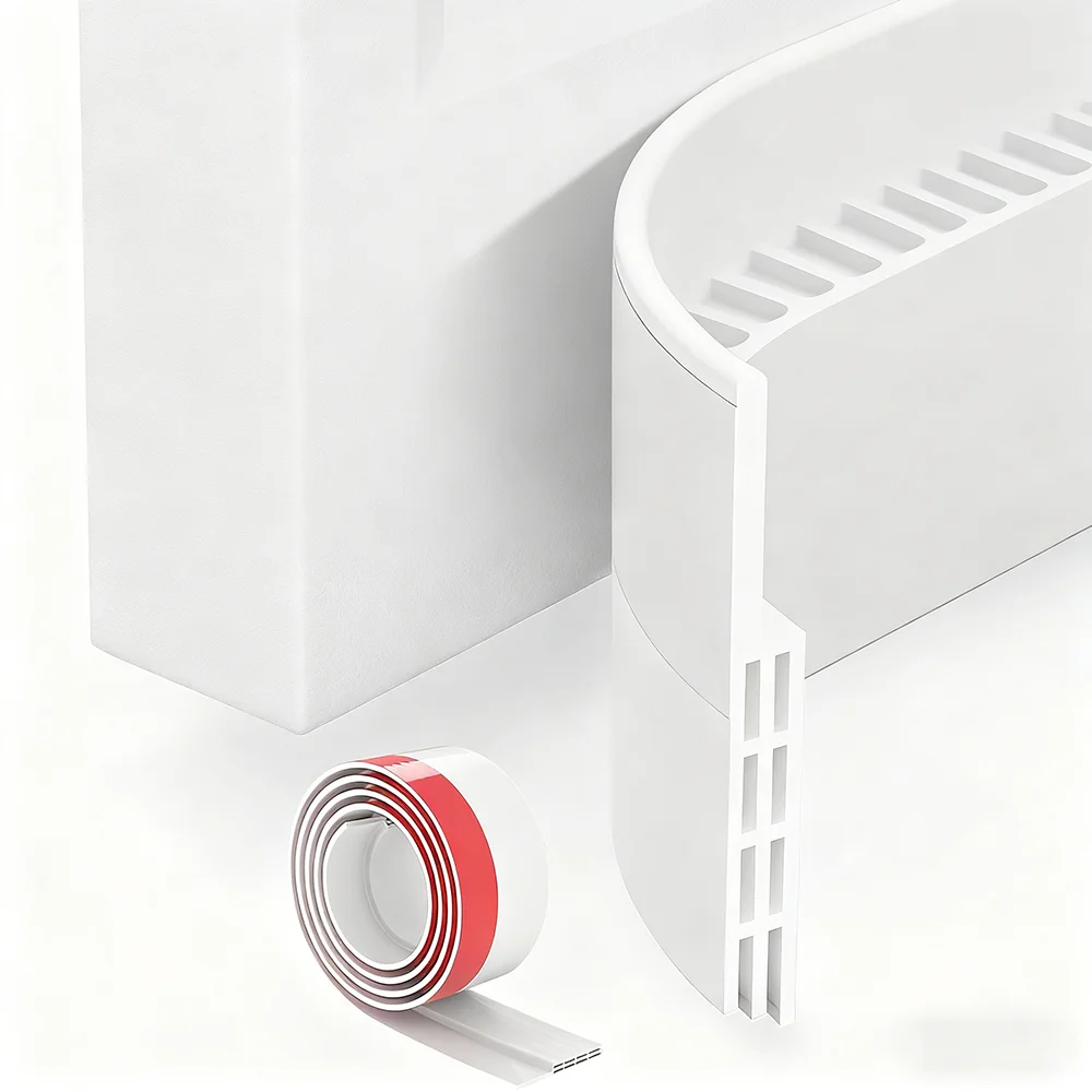 

1 шт. 1-метровая самоклеящаяся уплотнительная лента для нижней части двери для дверей и окон, звукоизоляция, ветрозащитная пористая уплотнительная лента