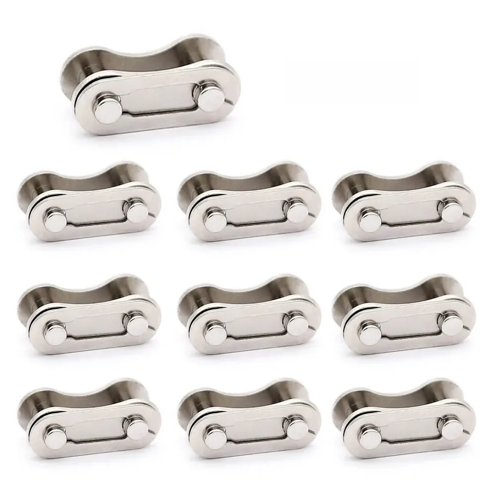 AliExpress 10pcs Bicycle Chain Master Link 1/2 X 1/8 Steel Single Speed Quick Chain Master Links Connector For