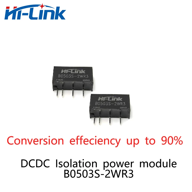 Free Shipping  DC/DC B0503S-2WR3 2W 3.3V 606mA  output long life design high efficiency low power consumption