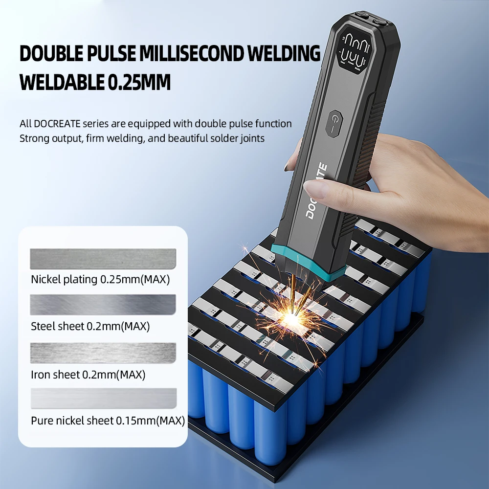 Docreate 852 HU-10CL Soldador - Diy Electronics Spot Welder avaliação e preço