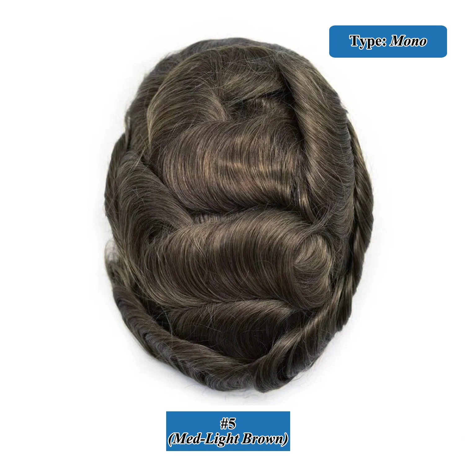 Men's Ultra Durable Hair Replacement System, Realistic Wig