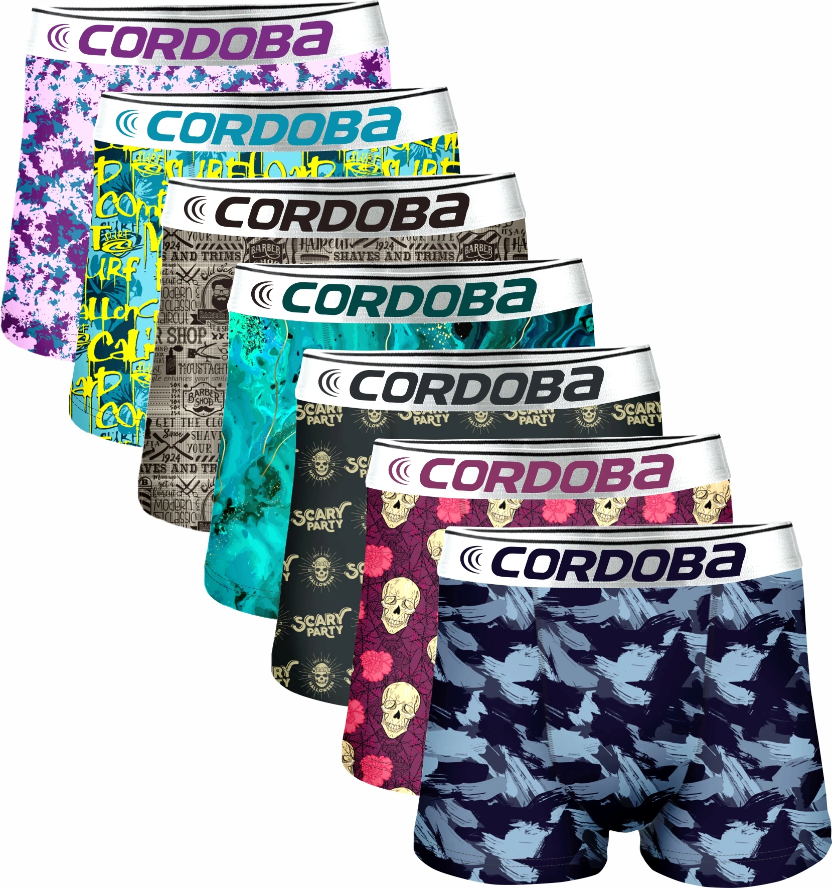 Original Cordoba Microfiber Boxer Box Briefs 10 Kit