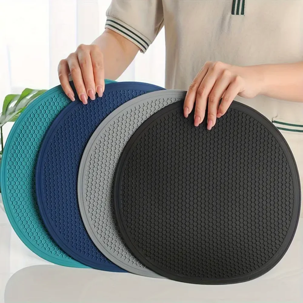 Multi-Purpose Restaurant Silicone Mats, Durable Kitchen Drying Mats, Silicone Microwave Mats, Anti-Slip Silicone Tripods, Hot Po