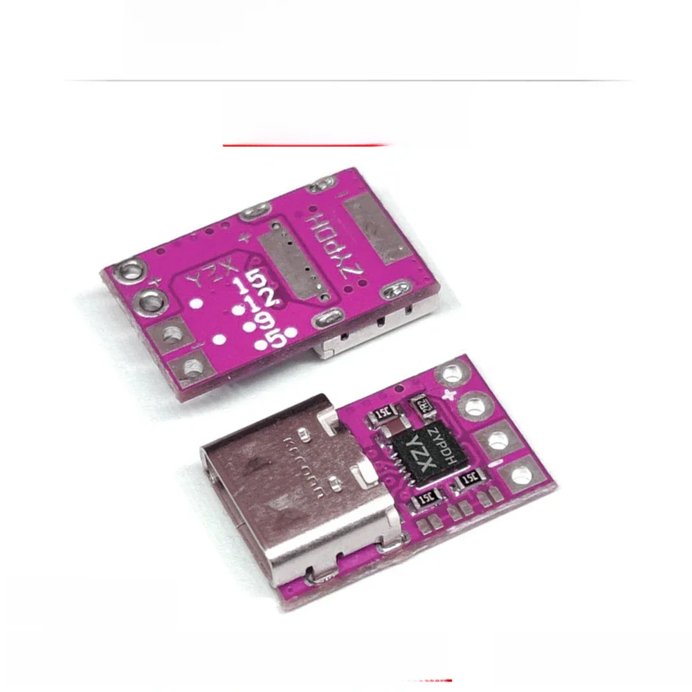 100W 5A TYPE-C PD Decoy PD3.0 Triggers 5V 9V 12V 15V 20V PC Notebook Power USB PD TO DC Adapter DATA Kabel Połączenie Ładowanie — zdjęcie 2
