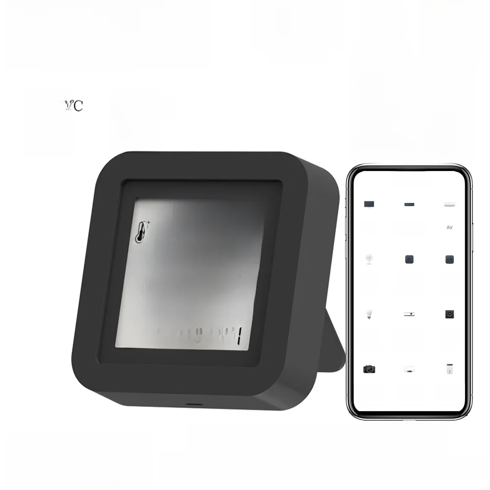 Tuya Inteligente Controle Remoto Universal IR com Sensor de Temperatura e Umidade, Ar Condicionado,
