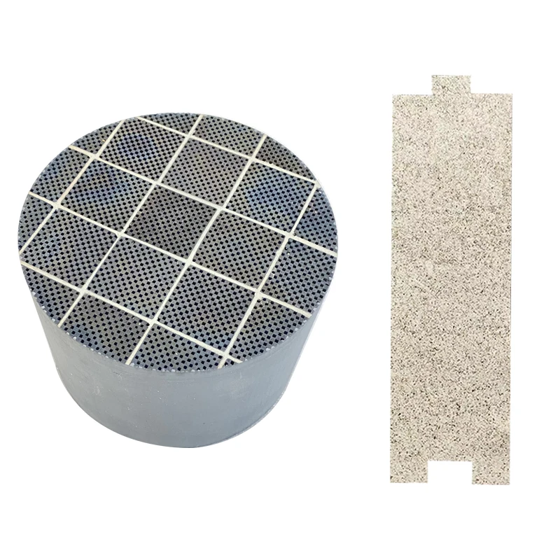 1pcs 144*102MM High Efficiency Diesel Particulate Filter Silicon Carbide DPF  for Diesel Engines  silicon carbide DPF substate
