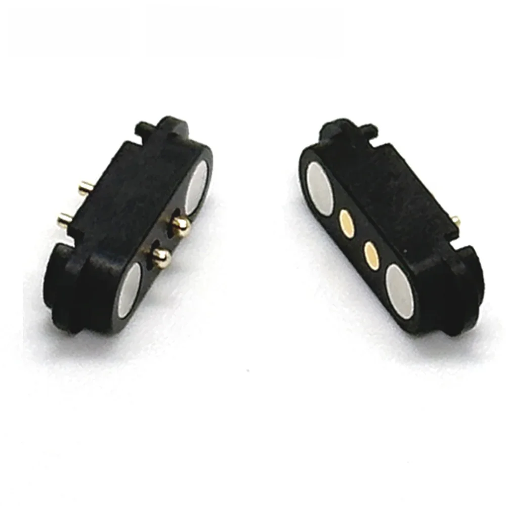 1 zestawów 2A 2Pin DC magnetyczne złącze Pogo Pin 2 Pin Pogopin męskie żeńskie sprężynowe gniazdo zasilania prądem stałym raster 2.80mm — zdjęcie produktu 7