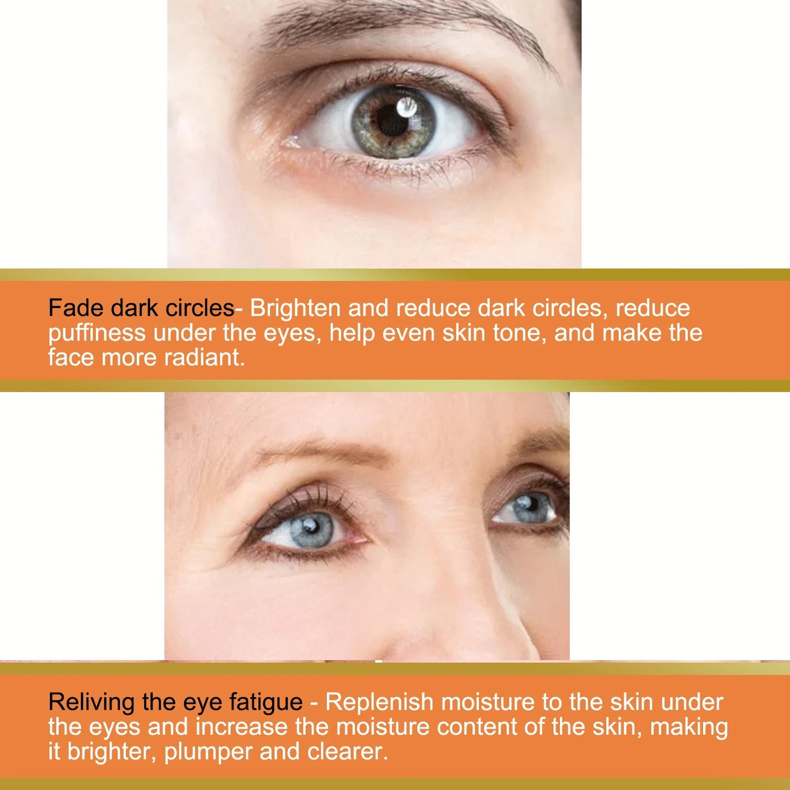 Hoygi 15ml 5d Peptide Repairing Eye Cream Anti Wrinkle Moisturizing Anti Dark Circles Firm Eye Bags Puffiness Remover Eye Cream