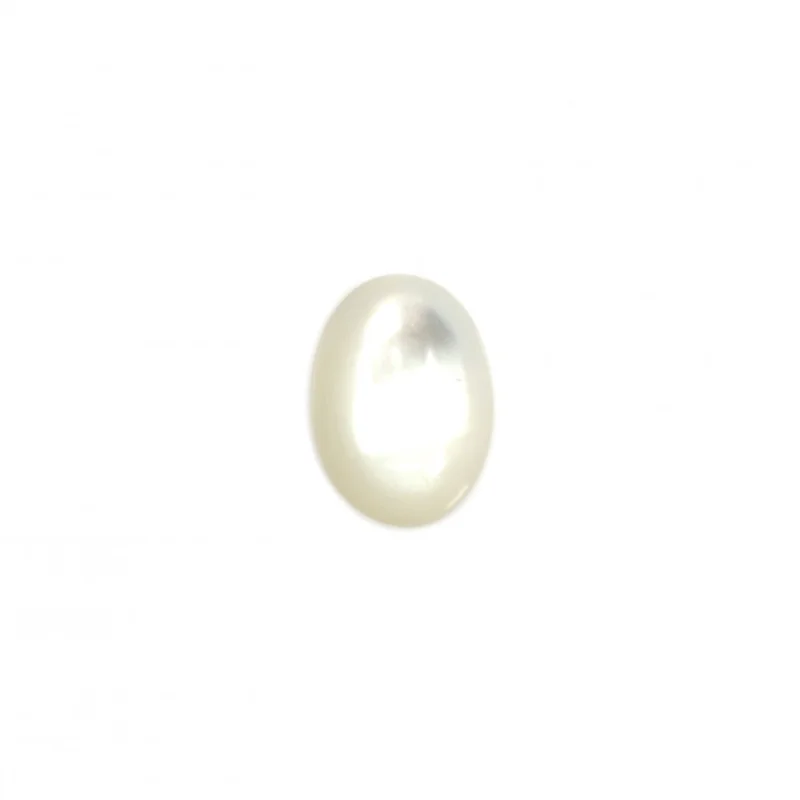 5pcs Natural White Shell Mother Of  Pearl Cabochons Cab Oval 6x8-13x18mm For Jewelry Making Craft Ring DIY Pendant Earrings