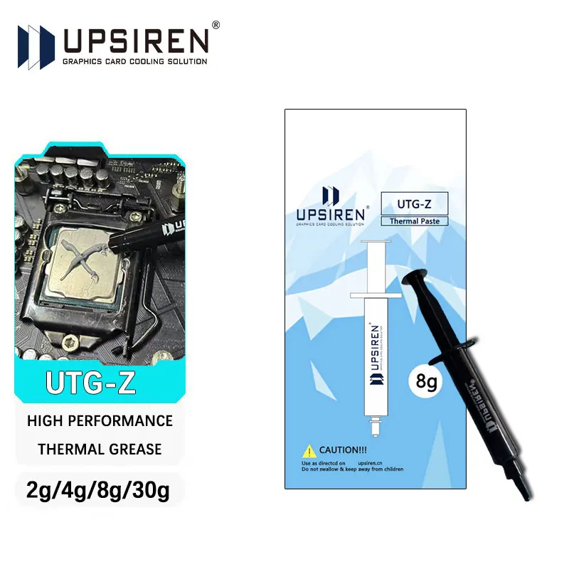 UPSIREN UTG-Z Thermal Silicone Grease Gel For PC Desktop Laptop Notebook CPU GPU VGA Card Thermal Conductive Paste 2g/4g/8g/30g