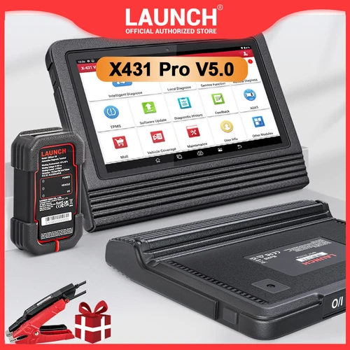 LAUNCH 양방향 스캔 도구 지지대, CANFD & DOIP, ECU 코딩, FCA AutoAuto 자동차 진단 도구, X431 PRO V5.0 OBD2 스캐너