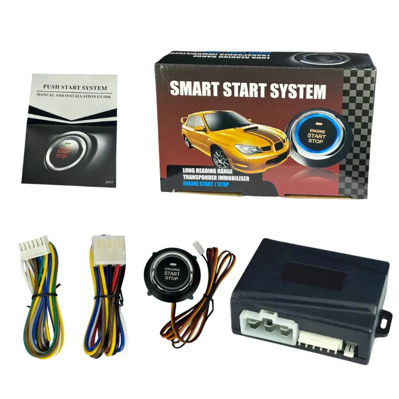 Universal 12V Car Engine Start Stop Push Button Ignition Switch Upgrade Starter System Kit