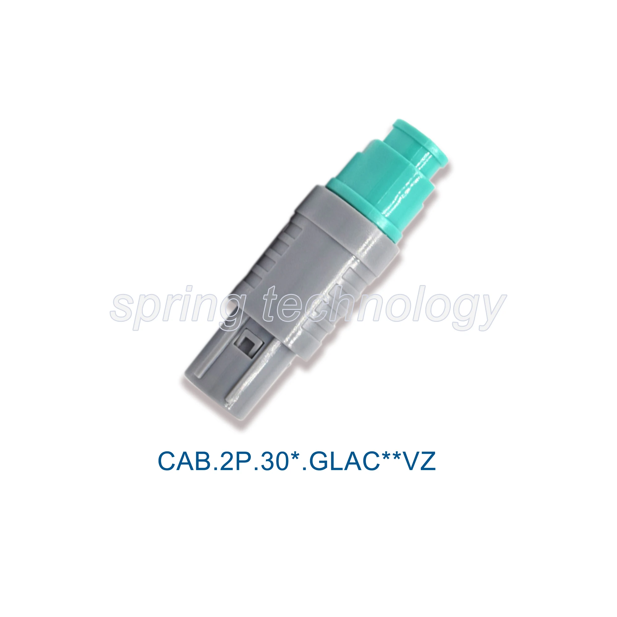 CAB.2P Push-pull Multipole Plastic Medical Watertight Connector, CAB.2P.302/303/304/305/306/307/308/310/312/314/316/319/326.GLAC