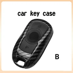 ABS Carbon Car Key Case Cover For Buick Envision Vervno GS 20T 28T Encore NEW LACROSSE Opel Astra k Accessories