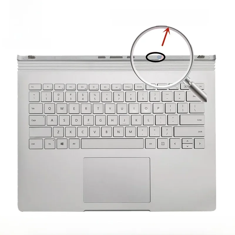 Oryginalna klawiatura w pełnym montażu dla Microsoft Surface Book 2 1834 1835 1813 Topcase 13,5/15 '' Układ amerykański — zdjęcie produktu 7
