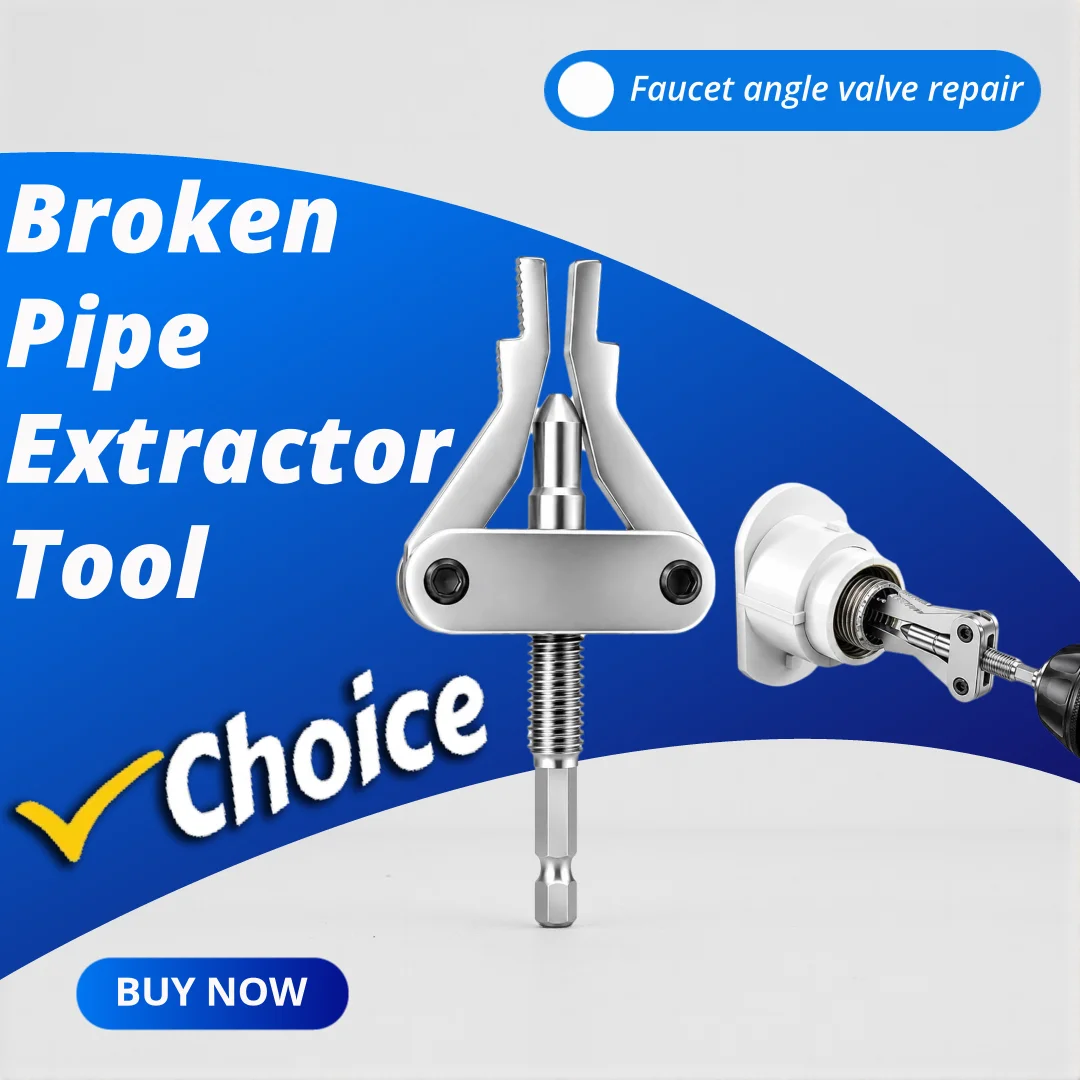 Broken Pipe Extractor Tool, Pipe Thread Extractor Tool Damaged Bolt Thread Valve Remover,Electric Rotary Pipeline Extractor