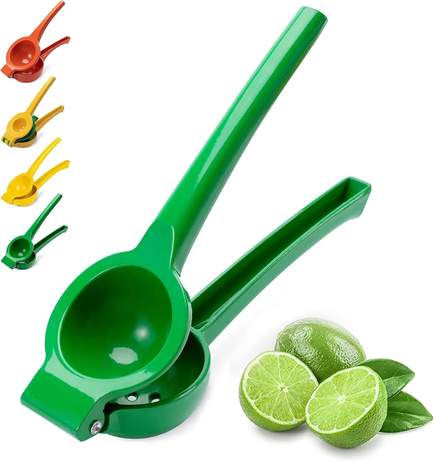 

Manual Lemon Press Juicer - Easy-Grip Handle for Lime, Orange & Citrus. Efficient Juice Extraction. Must-Have Kitchen Gadget!