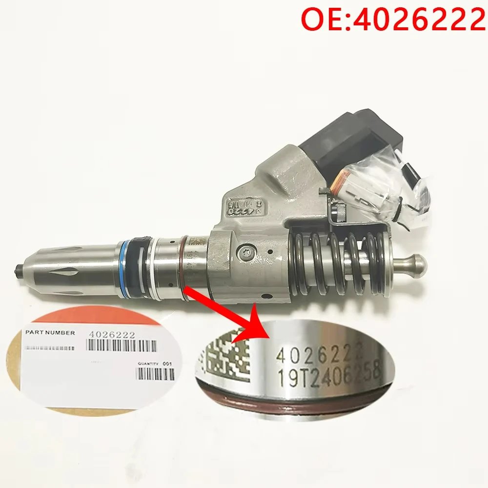 Diesel Fuel Injector set Common Rail Fuel Injector 4026222 For QSM11 M11 ISM11 Engine Parts refurbish with 3 month warranty