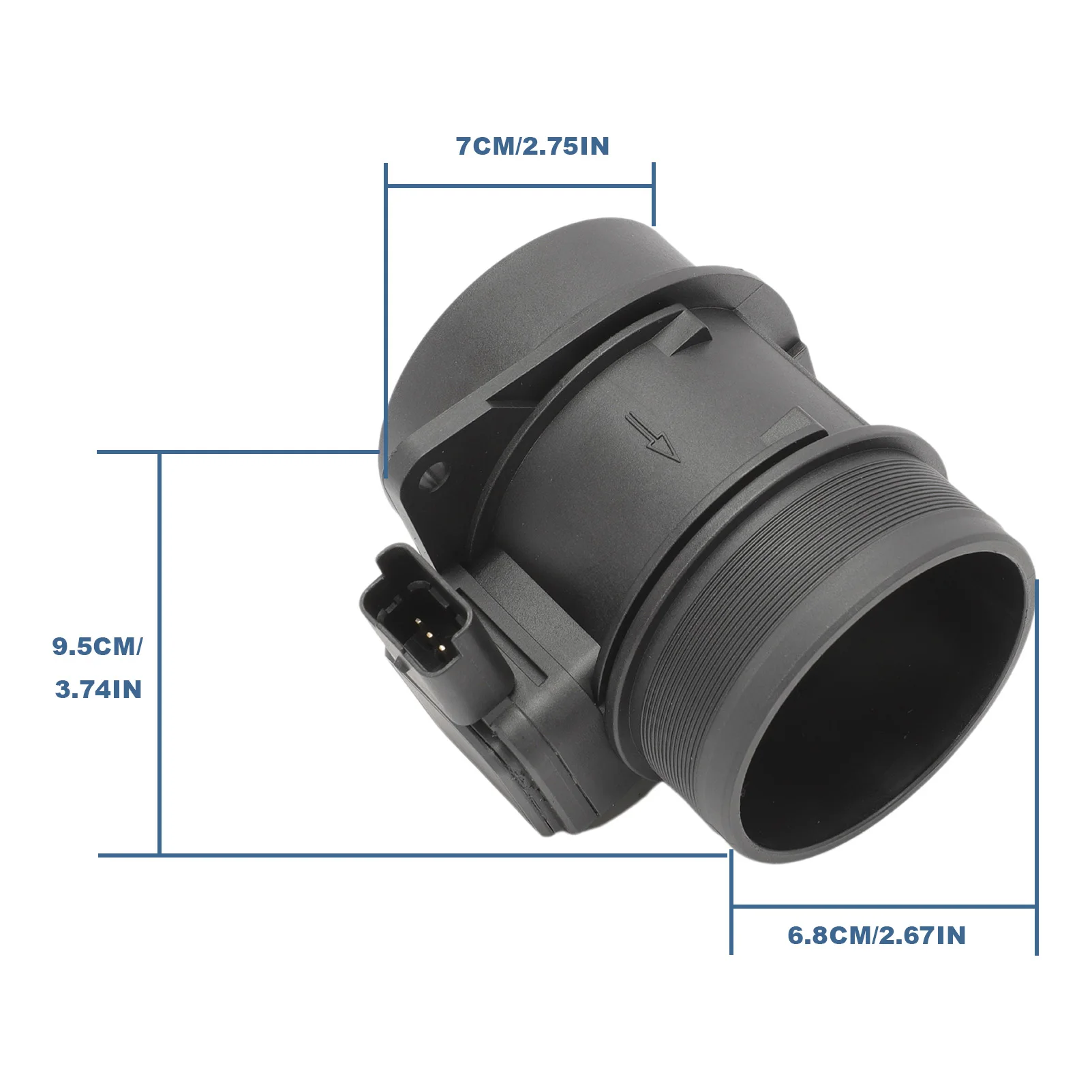 Mass Air Flow Sensor (MAF) 4 Pin Sensor For Land Rover Discovery  P-eugeot 3008 5008 Jaguar Daimler XJ Replace PHF500090