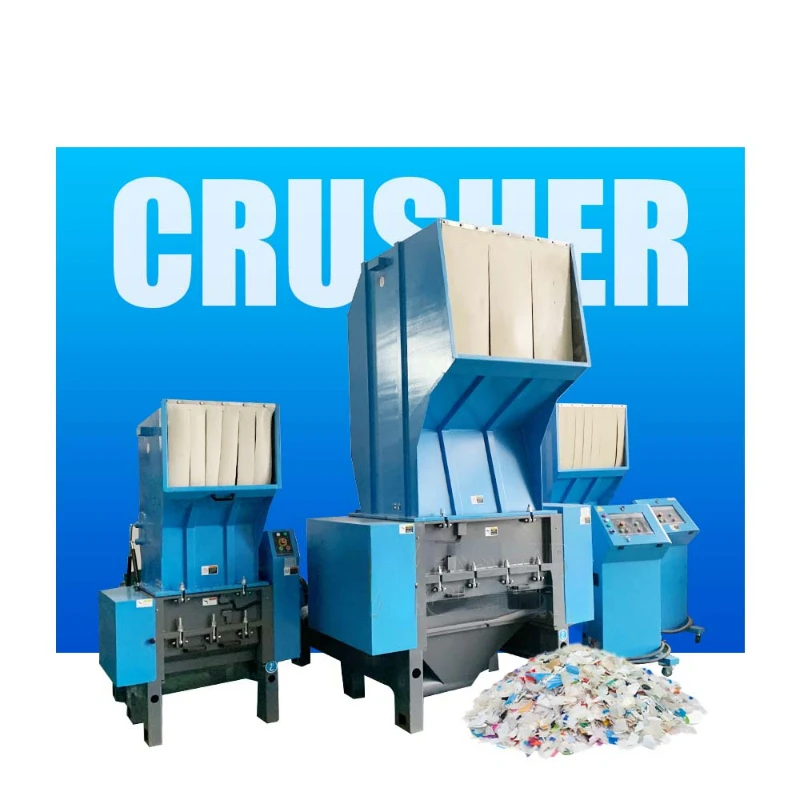 Pet Bottle Crusher Machine Crusher Shell Wood Crusher Plastic Recycling Machinery Defective Plastic Products Extruding Machines