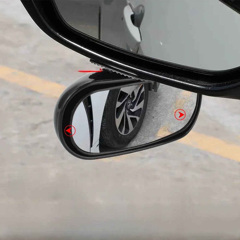 Accessoires universels de voiture, rétroviseur auxiliaire, rétroviseurs latéraux grand Angle, angle mort inversé 360 ° Réglable