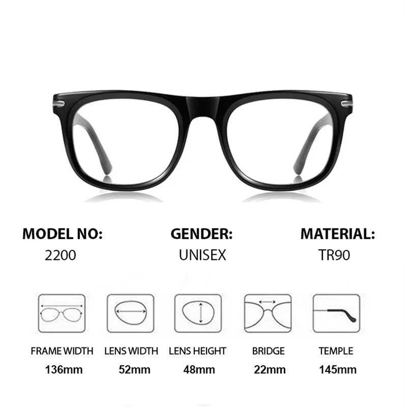 Chashma Prescription Glasses Optical Myopia Spectacle Men Anti Blue Light Computer Progressive Eyewear Reading Eyeglasses Frames