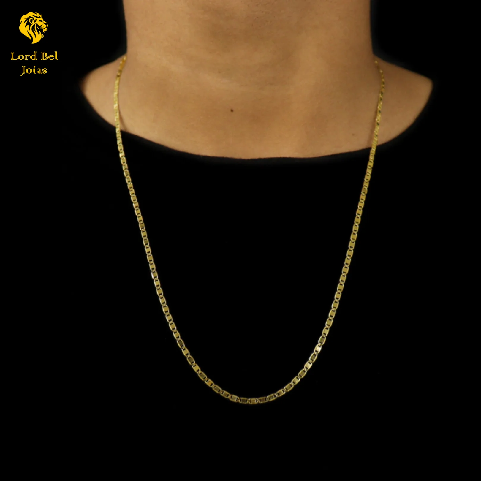 Thin Piastrine Chain 2mm Nordic Gold (Eternal Guarantee in Color) Men's Old Currency Chains