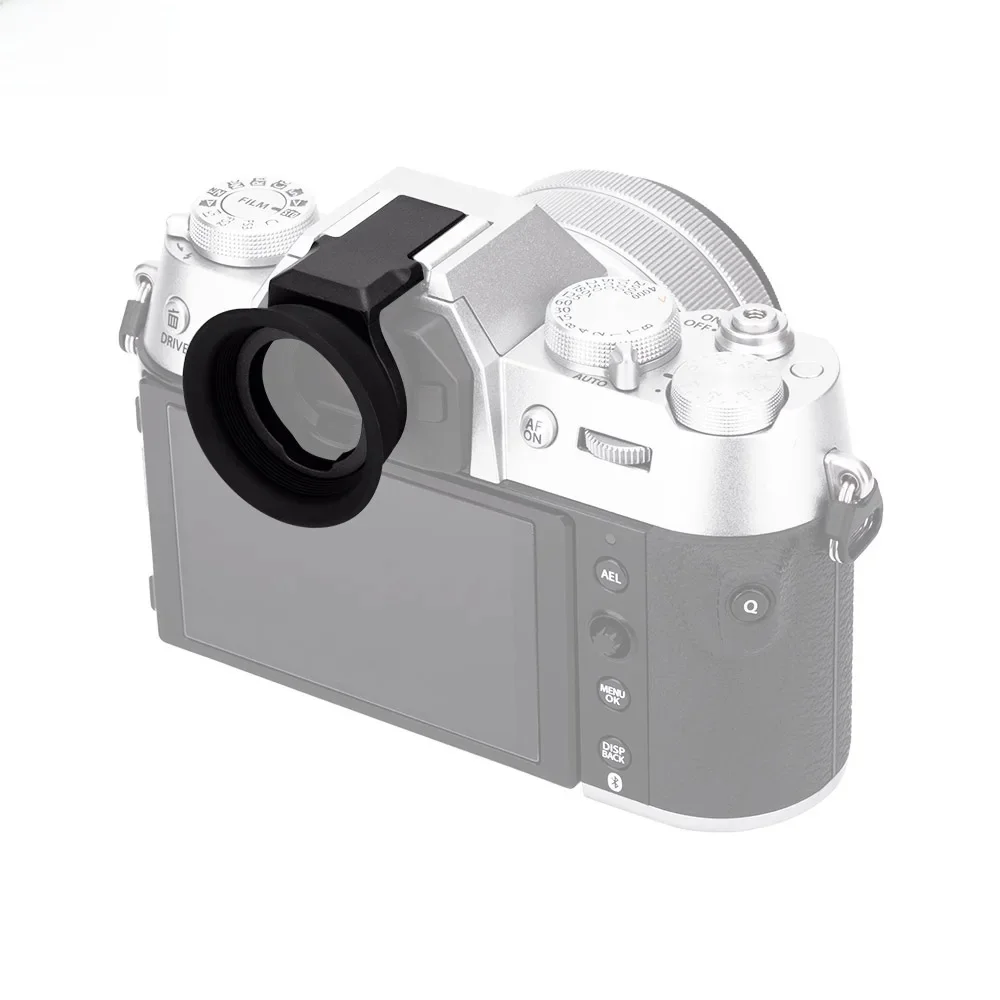 JJC X-T50 muszla oczna okular rozszerzona długa miękka gumowa muszla oczna wizjer pokrywa dla Fuji Fujifilm X-T50 XT50 aparat bezlusterkowy — zdjęcie produktu 7
