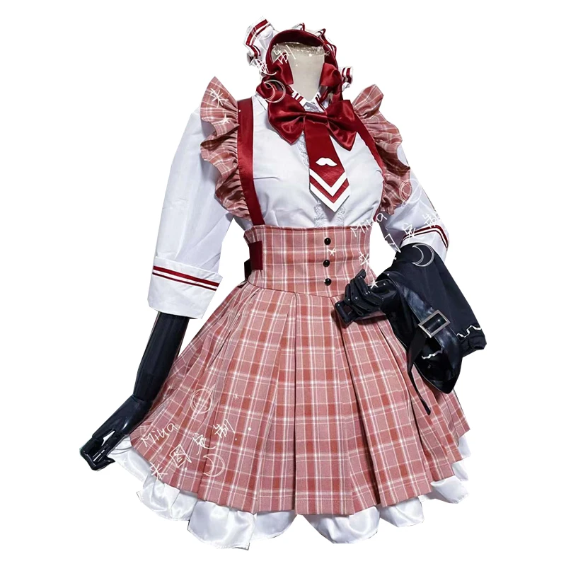 Custom Made Vtuber Watson Amelia Cosplay Costume Maid Suits Apron Uniform Women Anime Outfits Halloween Dress Tailor Clothes Cos