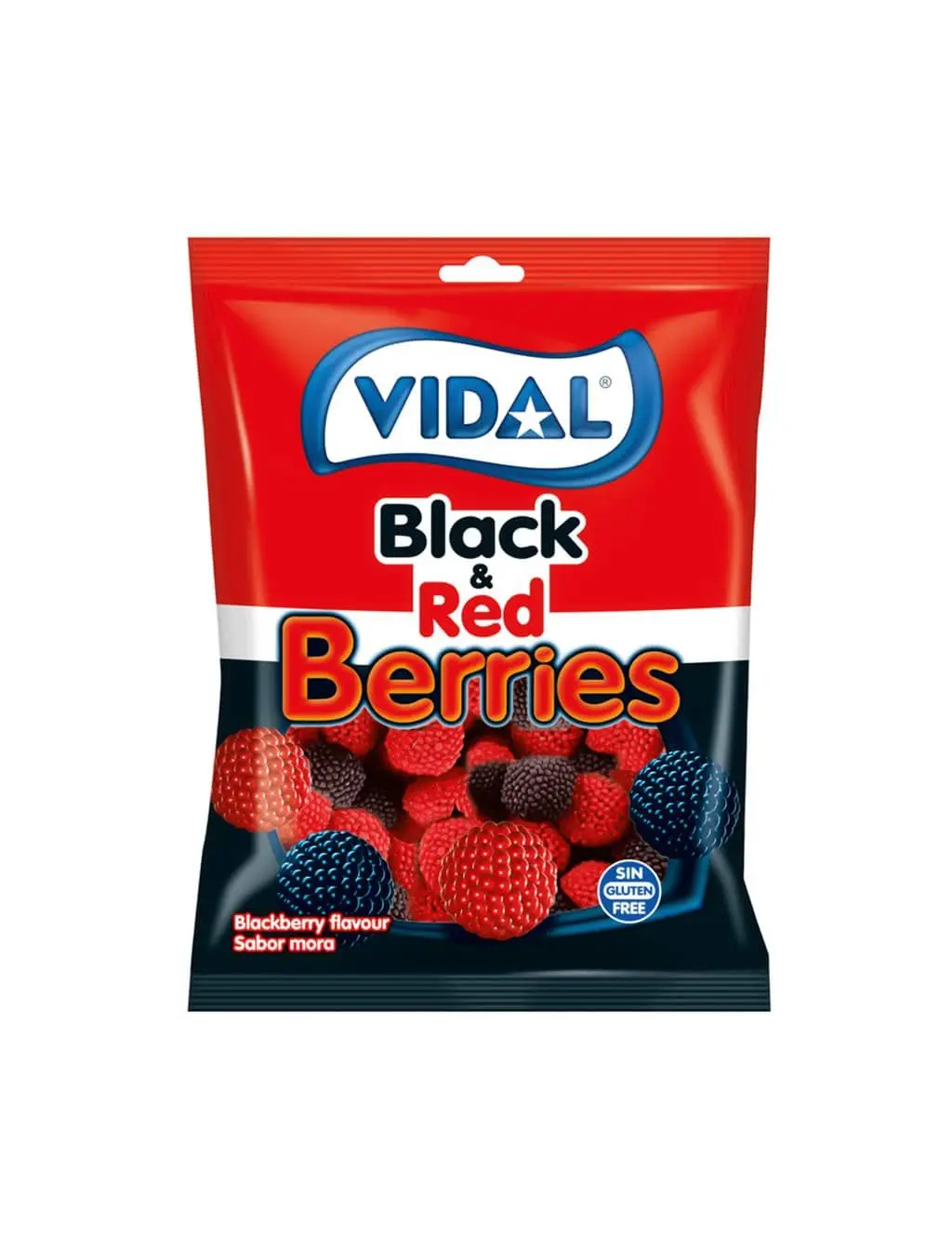 Vidal moritas bramble-sweets in the shape of blackberries covered with candy balls-Pack of 14 units of 90 grams each-its exterior will conquer you and its inner sweet will make you repeat.