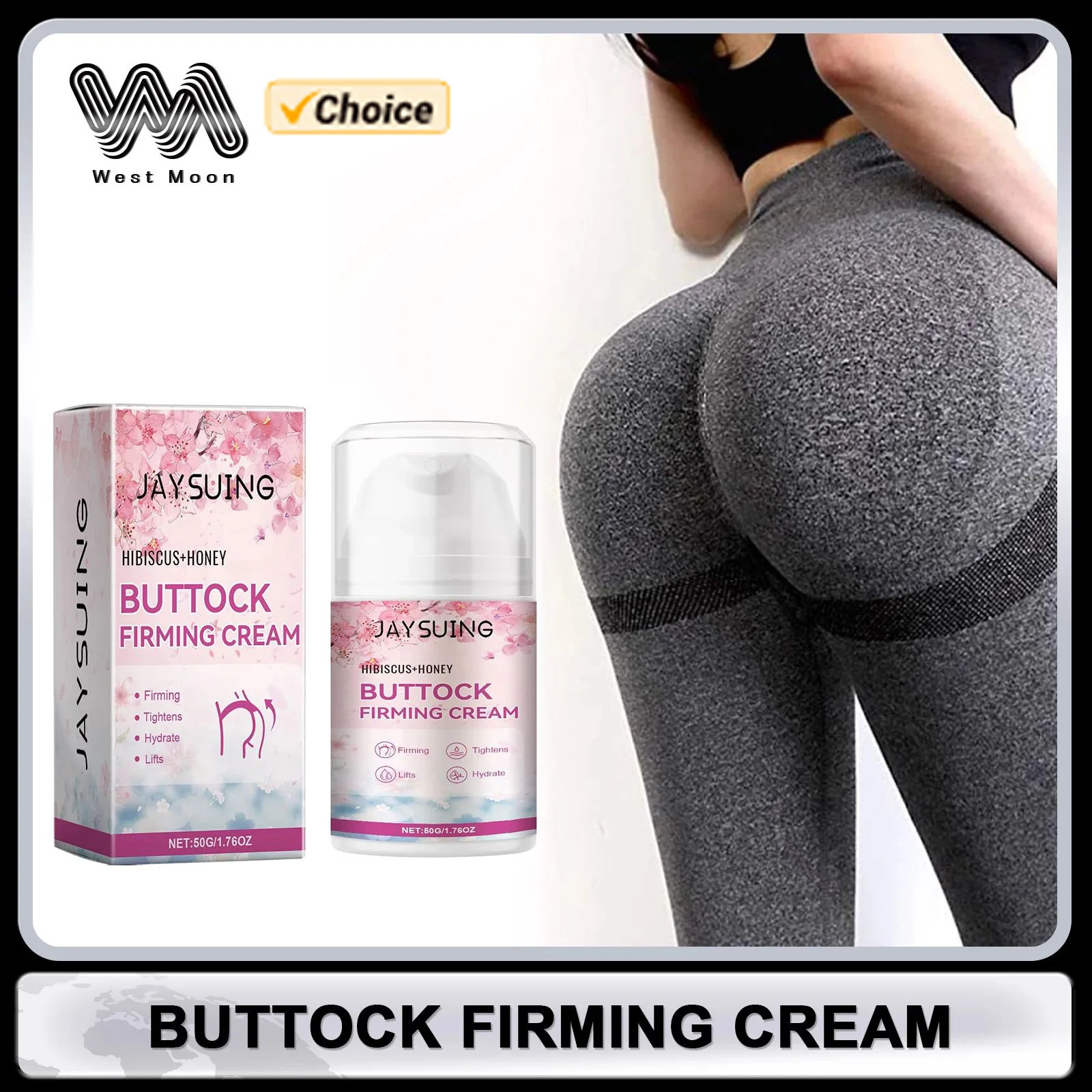 Buttock Firming Cream Lifting up Butt Firming Enhance Hip Growth Tightening Ass Shaping Anti Sagging Buttock Enlargement Cream