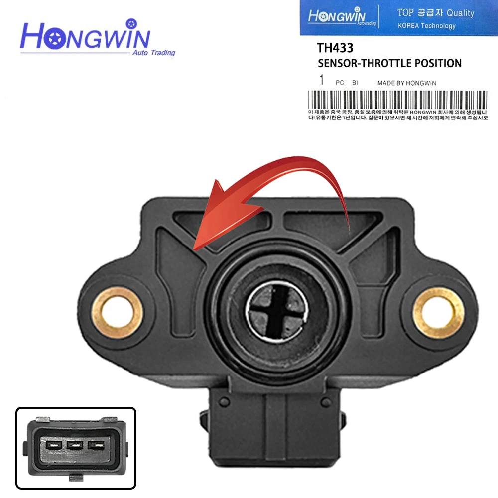 TH433 Throttle Position Sensor TPS Plug For Volkswagen Cabrio Golf Jetta Passat Corrado Passat  2.0L 2.8L 1992-1996 037907385Q