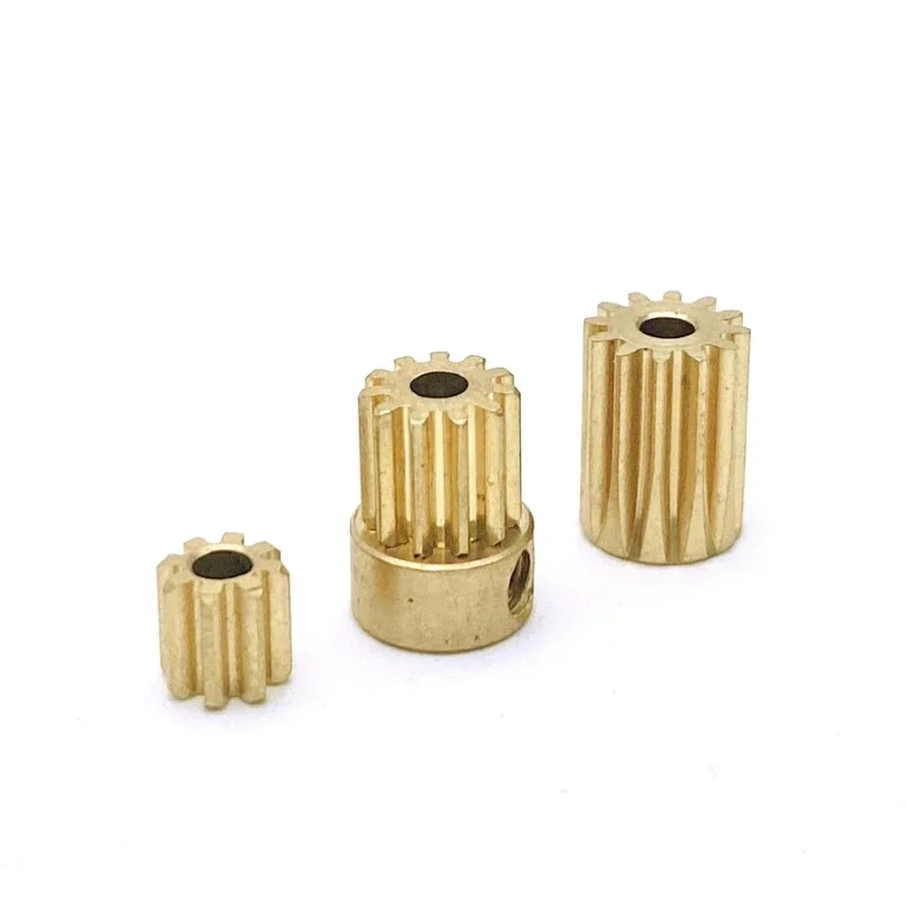 Engrenage métallique modèle RC 0.5M 2.3mm 8T 9T 10T 12T 13T 14T 15T hauteur 5/10/12MM, engrenage droit cylindrique, moteur d'hélicoptère à monter soi-même