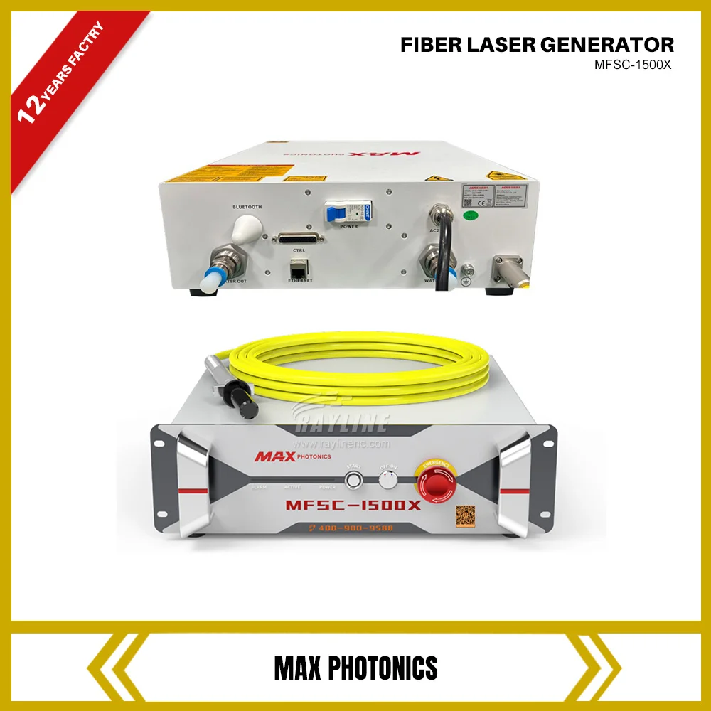 

MAX 1000 Вт-2000 Вт 3000 Вт волоконный лазерный источник MFSC-1000X одиночный модуль для строительства CW, сварки, резки, новый источник питания 1064 нм
