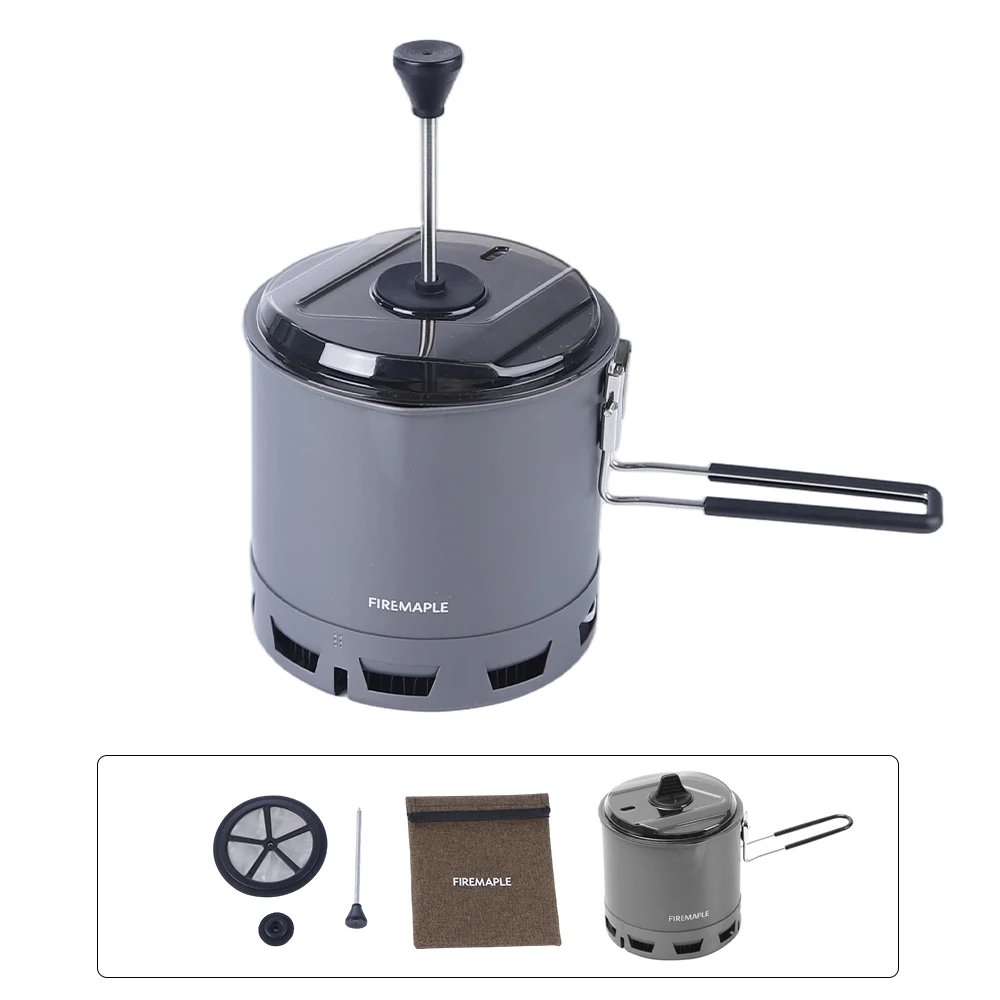 Fire-Maple Petrel French Press koffiefilter voor G2 Pot Camping Backpacking kookgerei