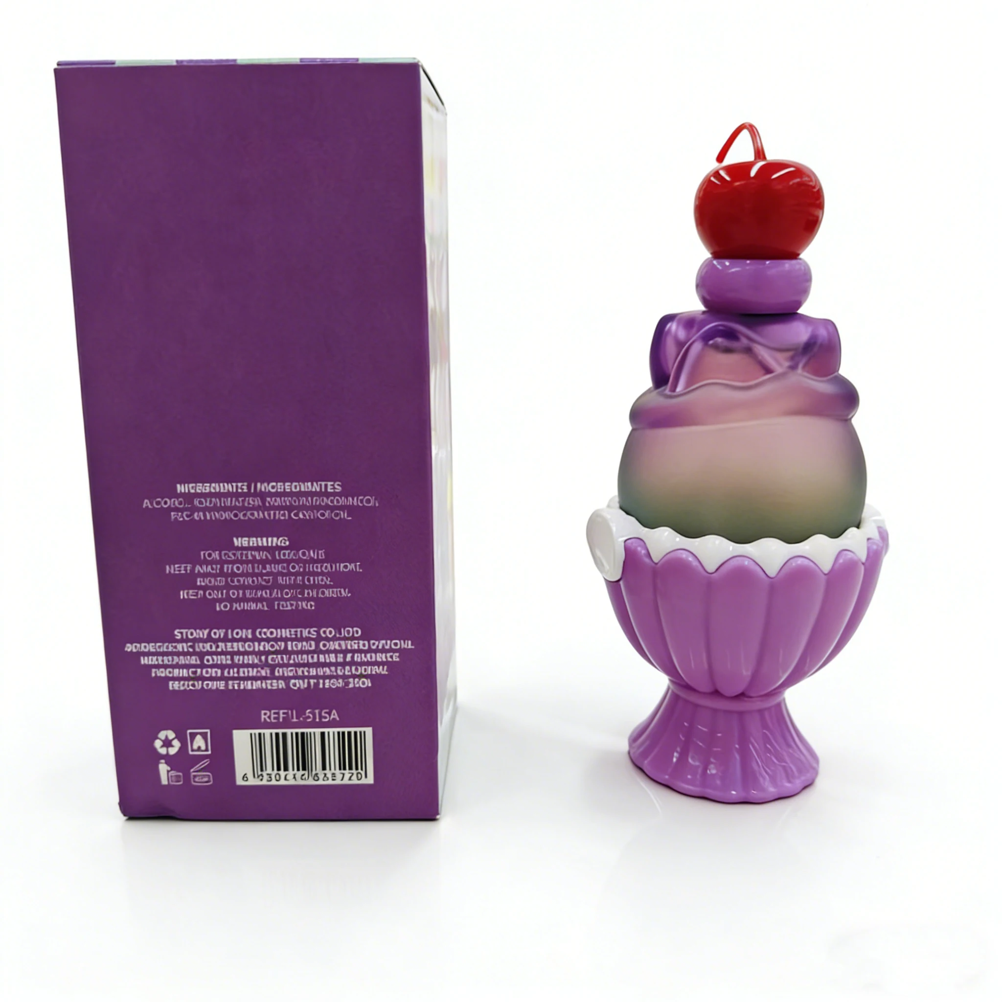 Cute Ice Cream Women Perfume Long Lasting Fragrance Fresh Floral Fruity Citrus Rose Sweet Scent Portable Eau De Toilette