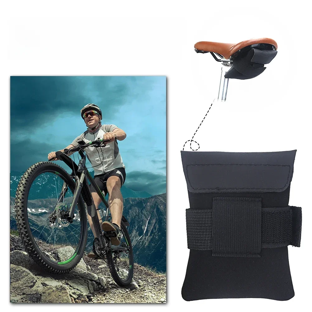 AliExpress VKTECH Bicycle Saddle Bag Toolkit Seat Cushion Pouch Portable Waterproof Folding Cycling Tail Rear Pannier Cycling Elements