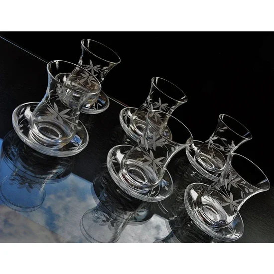 

Başak Büyük Ajda Glayor Tea Set 12 Pieces Color Transparent